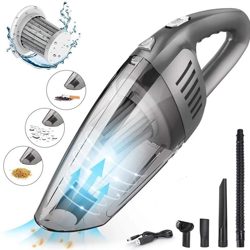 Black Handheld Vacuum-Cleaner High-Power Strong-Suction Portable-Lightweight 12000PA Hand Vac Corded for Home/Pet Hair/Office Cleaning with HEPA Filters Easy to Use 2 in 1 Wet&Dry 20ft Power Cord Black Handheld Vacuum-Cleaner High-Power Strong-Suction Portable-Lightweight 12000PA Hand Vac Corded for Home/Pet Hair/Office Cleaning with HEPA Filters Easy to Use 2 in 1 Wet&Dry 20ft Power Cord