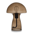 thumbnail image 1 of Bouclair Brown Glass Mushroom Table Lamp, 1 of 10