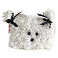 thumbnail image 4 of Estuche para pañuelos con forma de perro, adorno multifuncional, servilletero decorativo para inodoro Blanco, 4 of 9