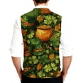 thumbnail image 3 of St. Patrick's Day Sweater Vest for Men V-Neck Sleeveless Button Up Cardigan Saint Patrick's Day Vest Sweater, 3 of 3
