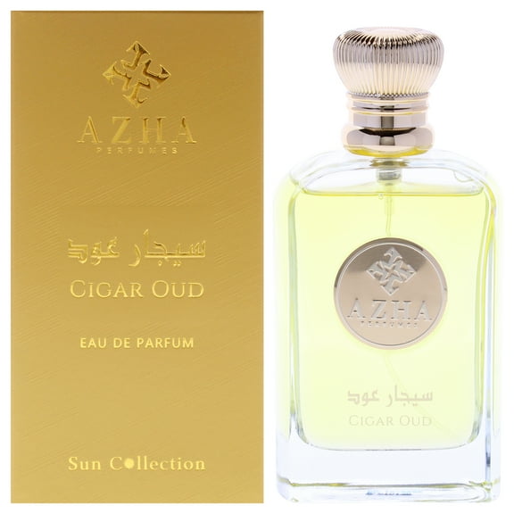 Azha Sun Collection - Cigar Oud , 3.3 oz EDP Spray