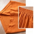 thumbnail image 5 of hoksml Women's High-Waist Wide-Leg Culotte Pants Loose Pleated Flowy Full Pants with Pockets, 5 of 5