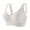 Gray, variant on Bralette for Women Wireless Seamless Casual Underwear for Daily Solid Color Push Up Support Bras with Removable Pads,36A,Coffee