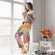 thumbnail image 5 of Balery Succulent And Cactus Pantalones de pijama para mujer, pijamas ultraligeros, pantalones de estar por casa-X-Large, 5 of 6