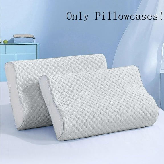 RuiHua Cervical Pillow for Neck Pain Relief, Ergonomic Memory Foam Pillows Contour Orthopedic Neck Support Pillows for Side, Back and Stomach Sleepers