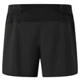 thumbnail image 6 of USNSM Men's Athletic Shorts Solid Color Seamless Basketball Soccer Shorts Loose Fit Breathable Quick Dry Running Gym Shorts Black S, 6 of 6