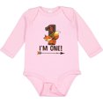 thumbnail image 3 of Inktastic 1st Birthday Fox 1 Year Old Boys or Girls Long Sleeve Baby Bodysuit, 3 of 5