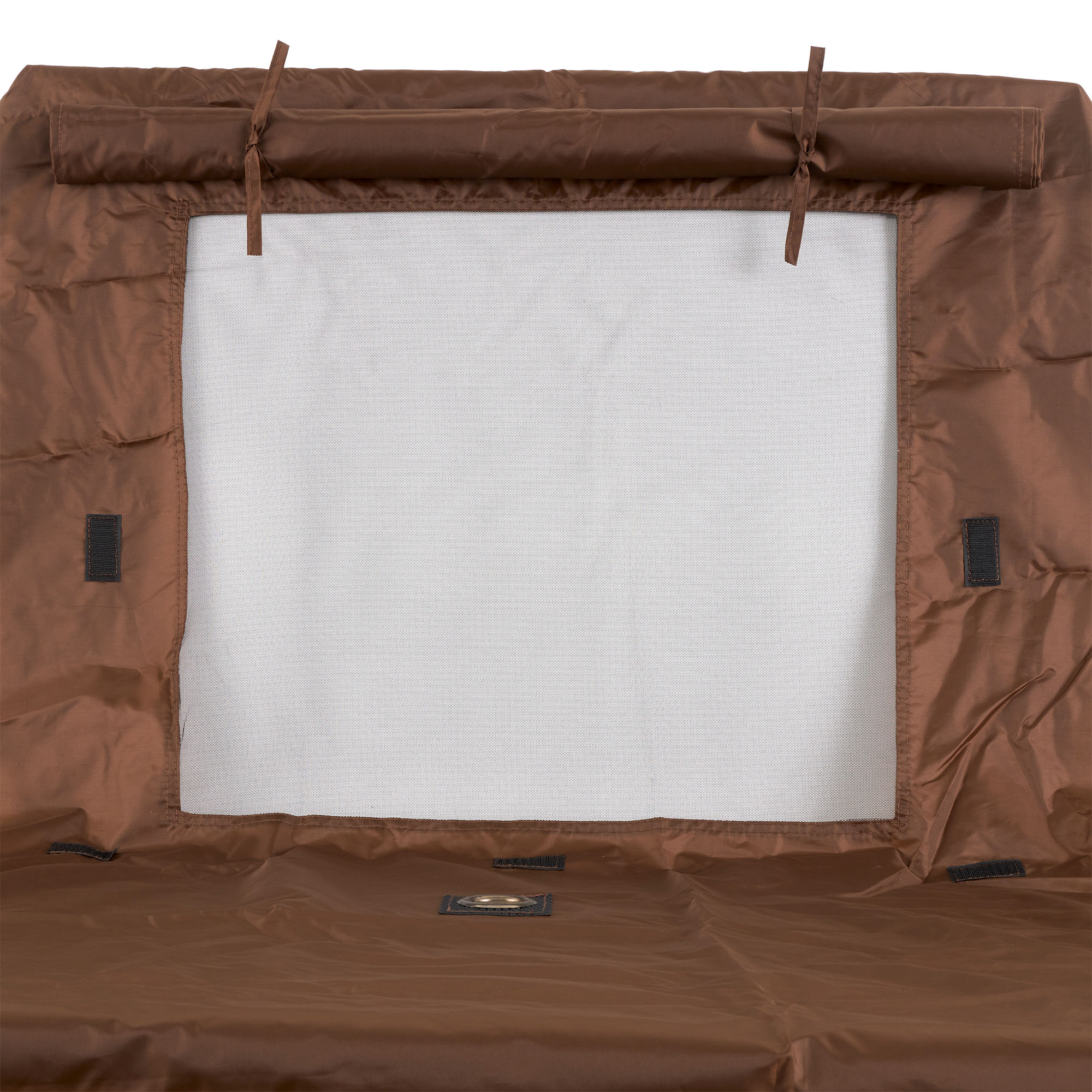 Panel de viento y sol para carpa de malla CLAM Quick-Set, solo accesorio, marrón (paquete de 3) 3