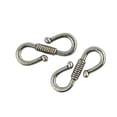 thumbnail image 3 of Abbraccia 6x50Pcs Tibetan S Hook Clasp Necklace Clasp Jewelry Findings 23 x 9 mm, 3 of 9