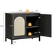 thumbnail image 2 of Kojooin Mueble Buffet con Almacenamiento: Aparador de Ratán con Estante Ajustable para Salón, Pasillo, Comedor, Cocina, 2 of 7