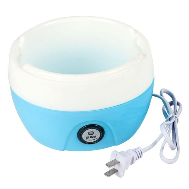 Yaourtière grecque de 1 l, yaourtière numérique automatique, récipient  intérieur pour yaourt bio à la maison (220 V, bleu)