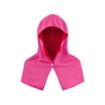 thumbnail image 5 of Bxaolu Cooling Hoodie Towel, Absorbent Quick-Drying Cooling Towels for Neck and Face, Sun Protection Cooling Neck Wraps Sport Head Cooling Towel in Hot Weather, Hot Pink, 5 of 6