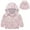 ZE4-Pink, variant on TAIAOJING Baby Girls' Hooded Jacket Sweatshirt Color Solid Zip Long Top Boys Sleeve Up Kids Boys Windbreaker Coat 6-7 Years