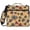 Palm Trees Pattern, variant on Zipper Binder with Shoulder Strap 2 inch 3 Ring Waterproof File Folder Organizer Bag 500 Sheet Roses in Pink and Gray Tones
