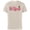 Natural, variant on Disney Mickey & Minnie Valentine's Day 2026 Script Logo Trip - Short Sleeve Cotton T-Shirt for Adults - Customized-Athletic Heather