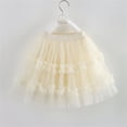 thumbnail image 2 of Tfken Trendy Skirts For Girls Soft Daily Wear Holiday Elastic Waist Tutu Tulle Skirts For Party Fashion Kids Comfy Clothes Size 12-24 Months, 2 of 9