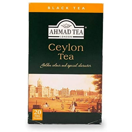 Ahmad Tea Ceylon Tea, 20-Count Boxes (Pack Of 6)