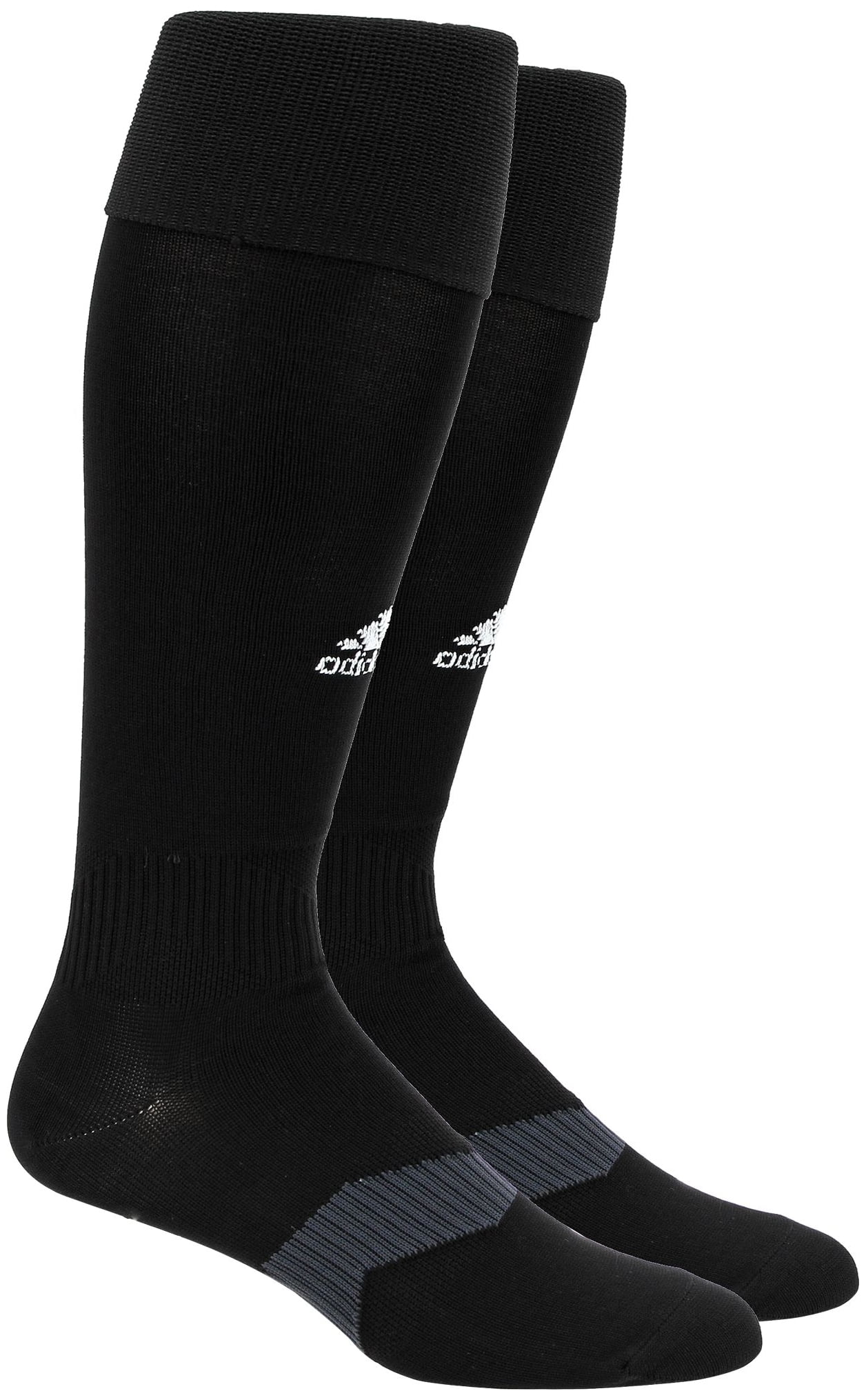 Adidas adidas Metro IV Soccer Socks, Black/White/Night Grey, Medium