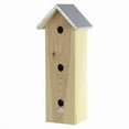 thumbnail image 5 of Esschert Design USA NKM Three Story Sparrow Birdhouse, 7.87"D x 20.08"W x 6.69"H, Natural, 5 of 7