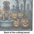 thumbnail image 3 of Shar Pei Spooky Halloween Glass Cutting Board Large 12 in x 15 in, 3 of 5