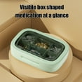 thumbnail image 4 of Usloyux Under $5 Multi Compartment Storage Box, Portable Organizer for Small Items, Travel Essential Container with Dividers, Clear Plastic Case with Snap Closure, 4 of 6