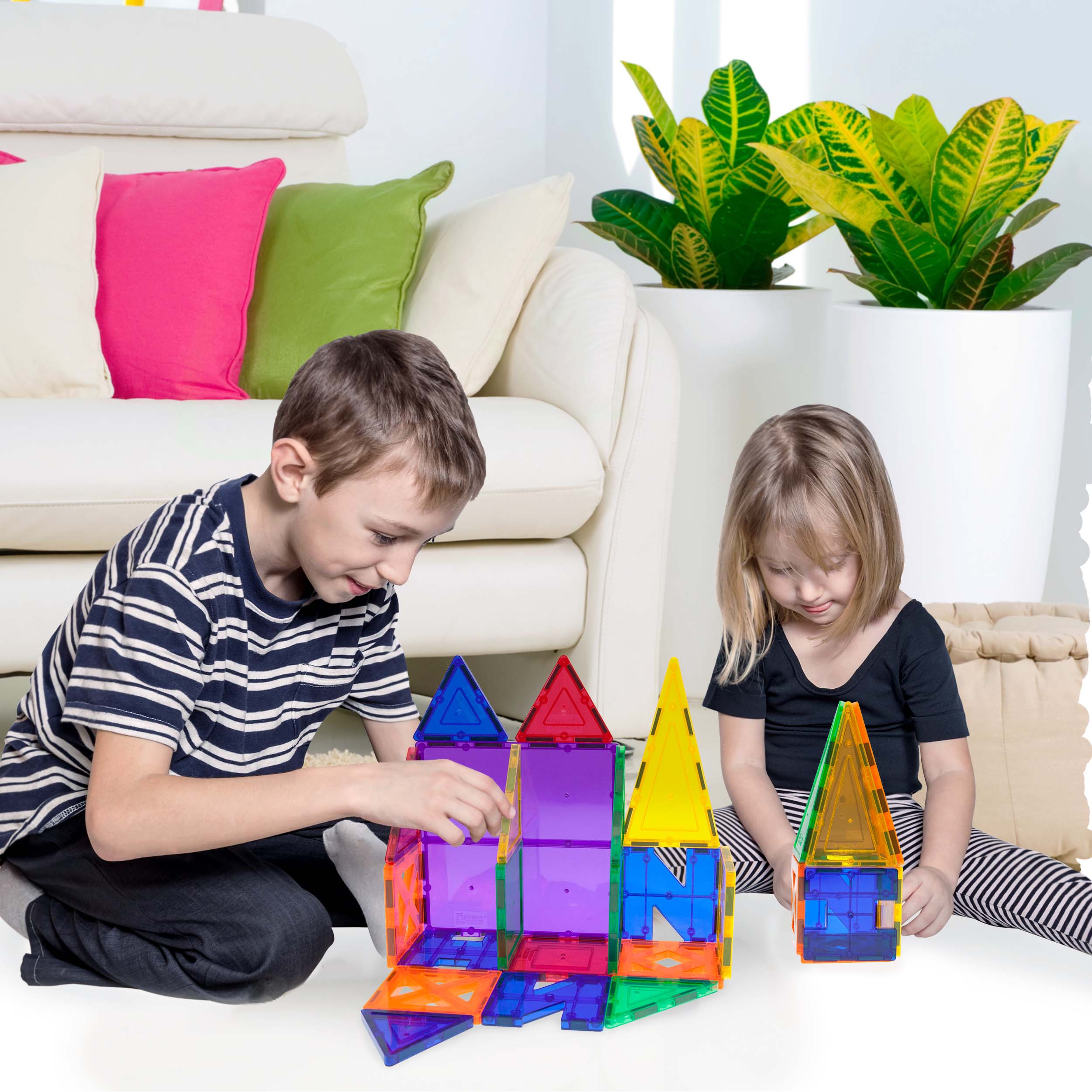 PICASSO TILES 33-Piece Magnetic Building Blocks Set photo 3