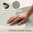 thumbnail image 5 of ODIKA 8'x10' Soft Earth Tones Abstract Nature Harmony Washable Area Rug Elegant Floral and Leaf Motifs in Serene Design for Dining Room, Large Office, Lounge, Non-Slip Chair-Friendly Mat, 5 of 6