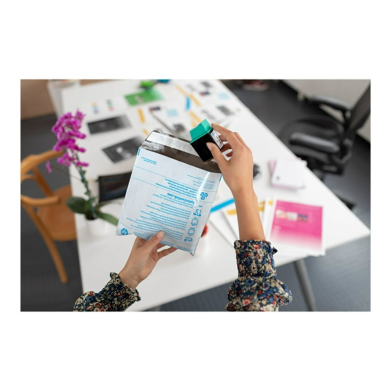 HP 65 Super Combo Original Ink 2-Pack, Crisp Document & Vivid
