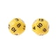 thumbnail image 3 of 10 dados acrílicos opacos de 16 caras d16 de 14 mm para juegos de rol Amarillo, 3 of 7