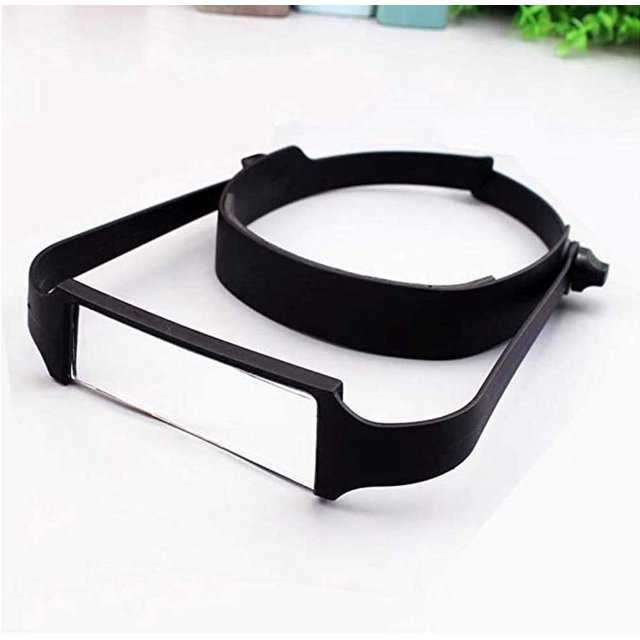 Lupa - Zoom 1,6x 2x 2,5x 3,5x, 4 lentes extraíbles - lupa de diadema con lámpara
