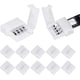 thumbnail image 1 of 10 Uds. Conector de luz de tira LED RGB sin cables de 4 pines y 10mm, 1 of 5