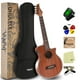 thumbnail image 1 of Ukelele eléctrico Ukelele de concierto Uke eléctrico acústico con ecualizador Ukelele de 23 pulgadas para adultos principiantes con kit de ukele inicial Incluye estuche para ukelele eléctrico Correa a, 1 of 5