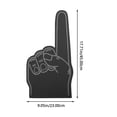 thumbnail image 2 of Hemoton 4pcs EVA Foam Finger Clappers Football Soccer Team Cheerleader Clapper Sports Fan Foam Finger Foam Fingers Hand Sport Themed Birthday Party Supplies, 2 of 8