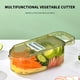 thumbnail image 5 of Cortador de verduras de acero inoxidable, rallador multifuncional de cocina con cuchillas reemplazables para una preparación de comidas sin esfuerzo., 5 of 8