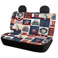 thumbnail image 5 of POLERO USA 250th Anniversary Patchwork Back Seat Covers with SUV Car, Waterproof All Weather Bench Seat Covers(2 Pcs), 5 of 7