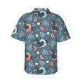 thumbnail image 3 of Picia Dachshund Dog Puppy Gentle Cotton Regular Fit Short Sleeve Casual Hawaiian Shirt for Men-X-Large, 3 of 9