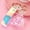Pink B, variant on Girl Acrylic Keychain with Metal Accents Cute Purse Pendant Trendy Fashion Accessory for Women and Men Includes