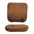 thumbnail image 3 of Juego de 2 Piezas de Cubierta Giratoria Dividida, Proporciona , marrón Soledad Funda para silla de ordenador de oficina, 3 of 5