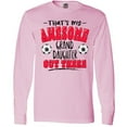 thumbnail image 3 of Inktastic That's My Awesome Granddaughter out There with Soccer Balls Long Sleeve T-Shirt, 3 of 5