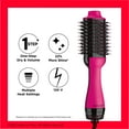 thumbnail image 7 of Revlon One-Step Ceramic Hair Dryer & Volumizer Hot Air Brush, Pink, 7 of 7