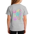 thumbnail image 6 of OVAFBAU Girls Short Sleeve T Shirts Kids Summer Tops Unisex Kids T Shirt Seashell Graphic Short Sleeve Summer Casual Crewneck Tops, 6 of 8