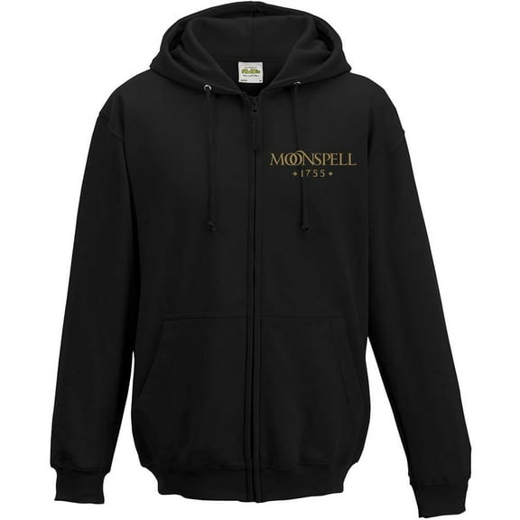 Moonspell Logo 1755 Tremor Zip Hoodie Sweatshirt