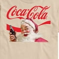 thumbnail image 2 of Coca-Cola - Santa Closeup Coca Cola Logo - Men's Short Sleeve Graphic T-Shirt, 2 of 5