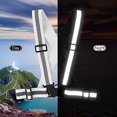 thumbnail image 4 of Running Reflective Vest Gear 3 Pack, Adjustable Safety Vest High Visible Reflective Belt Straps Night Walking Vest, 4 of 7
