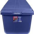 thumbnail image 5 of Hefty HI-RISE 28 Gallon Large Latching Storage Bin, Plastic Latched Storage Container with HI-RISE Lid, Blue, 5 of 11