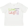 thumbnail image 3 of Inktastic Live, Laugh, Love Boys Baby T-Shirt, 3 of 5