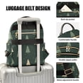 thumbnail image 3 of FORMRS Mini Backpack Purse for Women Travel Daypack Casual Shoulder Bag, Beige Christmas Trees, 3 of 7
