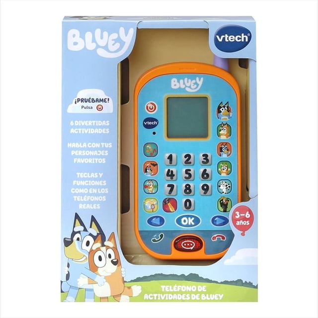 Teléfono de actividades de Bluey Vtech Juguete electronico de aprendizaje para niño