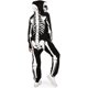 thumbnail image 2 of Disfraz de esqueleto de Halloween para mujer - Mono cómodo y fácil de usar para adultos - Estampado delantero y trasero con máscara con cremallera, S, 2 of 5