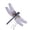 B, variant on HuiXinOu Simulated Colorful Dragonfly Hanging Ornament Outdoor Mosquito Repellent Decor Model with Pin and Rope for Yard Garden Home Decor
